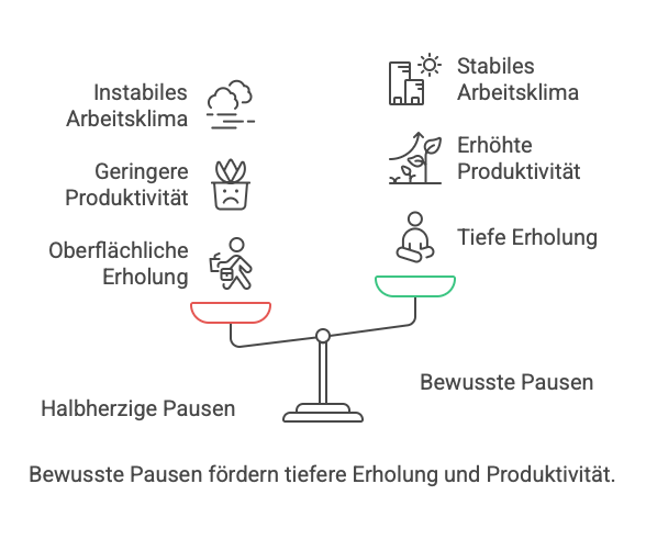 Pause - die Kraft des Innehaltens im Arbeitsalltag