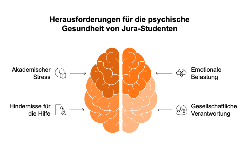 Psychische Gesundheit von Jura-Studenten