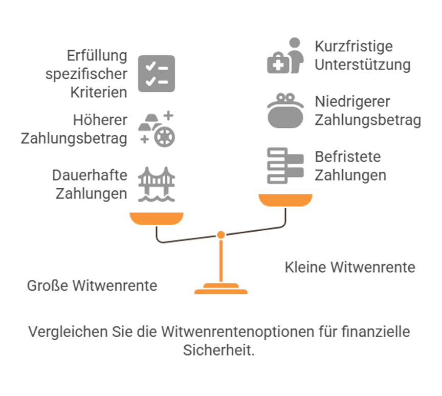 Witwenrente Vergleich 2 Modelle