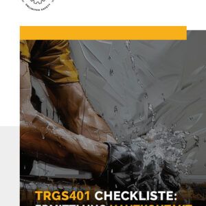 Cover der Checkliste TRGS 401 – Ermittlung Hautkontakt mit Gefahrstoffen von SiFa-flex