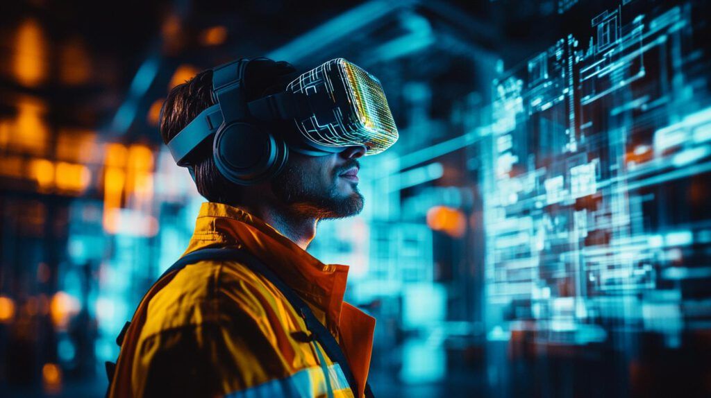 Effektive Sicherheitsunterweisungen mit VR-Technologie für Arbeiter in industrieller Umgebung