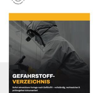 Gefahrstoffverzeichnis-Vorlage als Excel von SiFa-flex